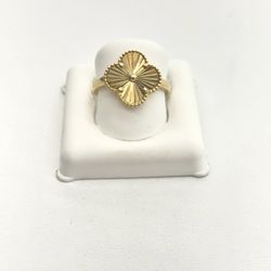 10kt Real Gold Flower Ring For Women