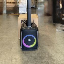 FOL  Bluetooth wireless professional system with wireless Microphone & LED lights🎶🎶