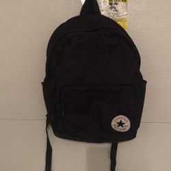 Converse, Black Backpack.