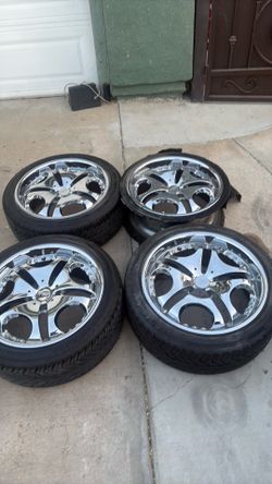 4 - rims with 3 tire