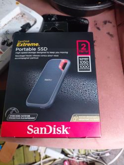 San disk 2tb extreme portable ssd