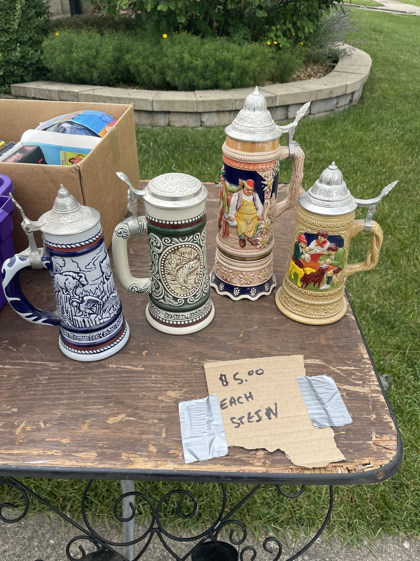 4 Beer Steins $5 Each
