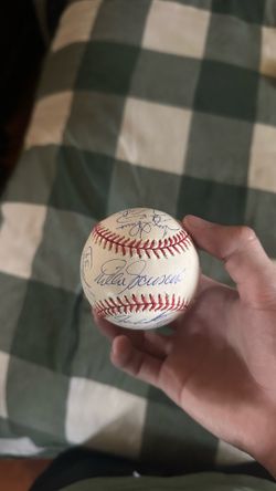 2002-2005 Angels Team Signed Ball