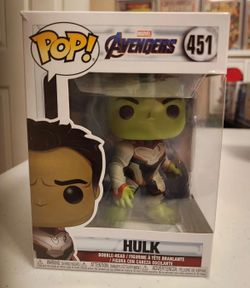 Funko Pop! Marvel Avengers Endgame Hulk #451 Bobblehead Vinyl Figure