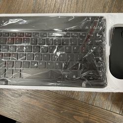 Black Bluetooth Keyboard And Mouse 