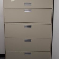 HON 5 Drawer Filing Storage Cabinet 