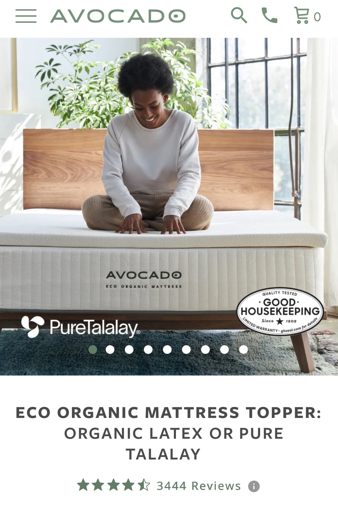 Cal King Eco Organic Mattress Topper