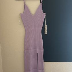 purple dress 