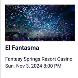 El Fantasma tickets  (2) 