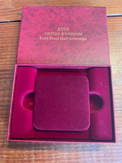 UK HALF SOVEREIGN GOLD proofs- RED OGP- PART 1