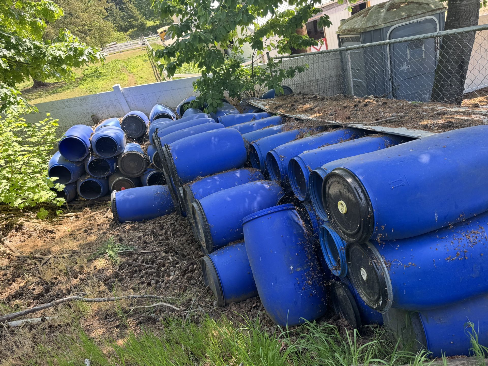 Plastic Barrels 35 Gallon