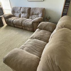 Two Piece Recliner Sofa