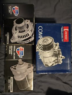 Toyota Alternator, Ac Compressor