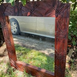 Bamboo Mirror $30.00 (Serious Buyers) Cash Only First Come First Served 