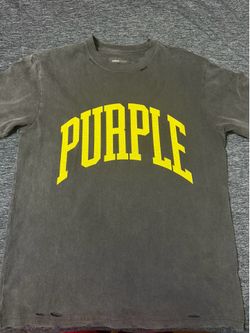 Purple Yellow and Black T-Shirt Medium