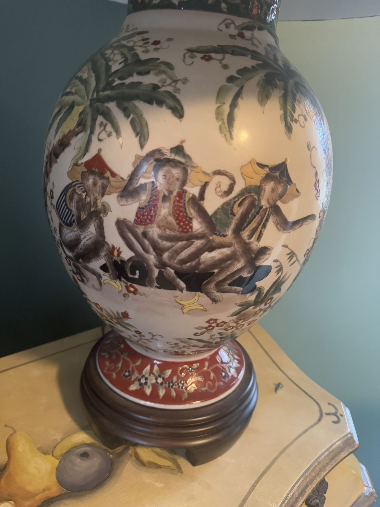 Vintage Fredrick Cooper Chinoiserie Table Lamp