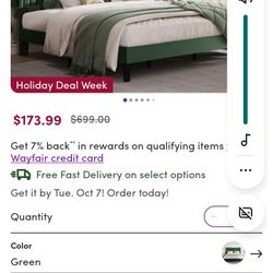 Brand New Bed Frame In Box $150 Obo