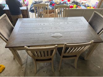 Farmhouse inspired kitchen table