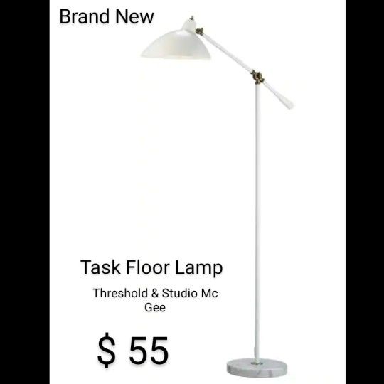 Brand New Threshold Task Floor Lamp White