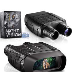 4K Handsfree Night Vision Goggles, Night Vision Binoculars with Head Strap, 