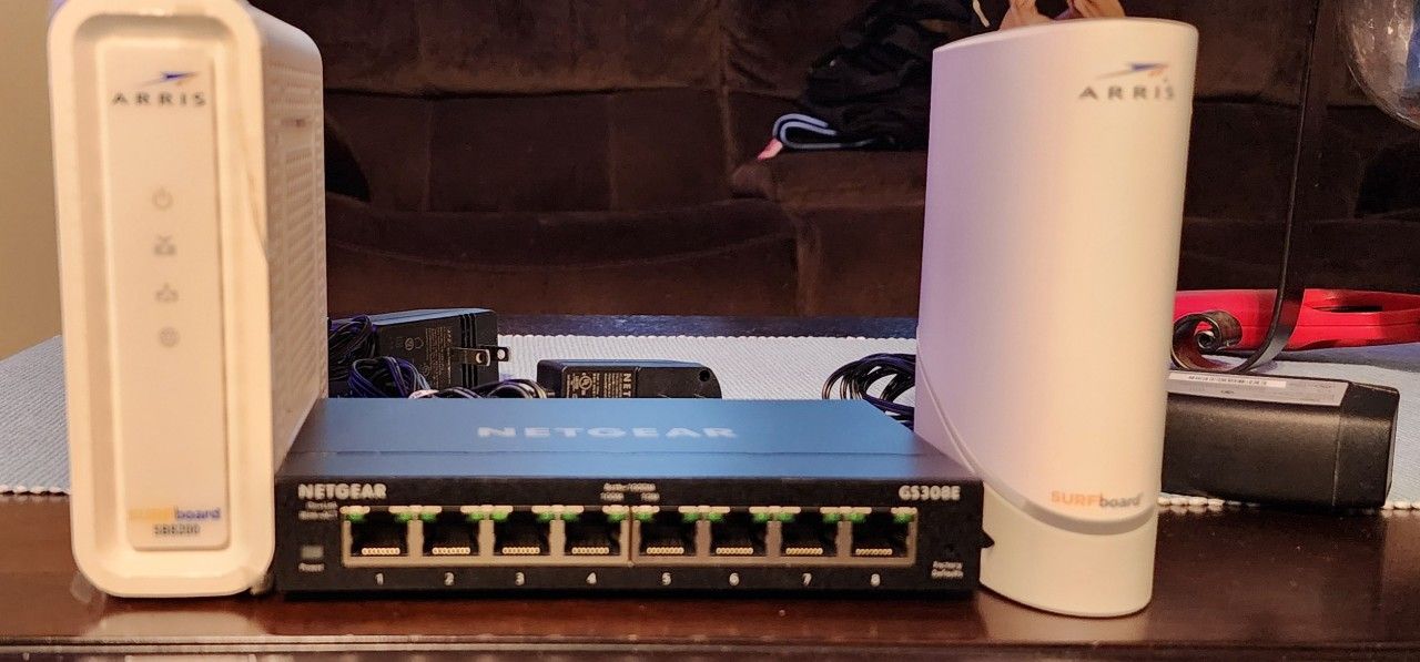 Modems & Network Switch