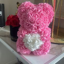 Pink Rose Bear