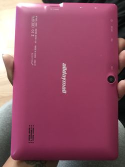 Pink tablet