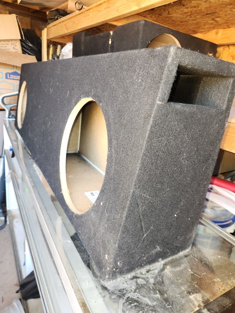 2 12" Subwoofer Box For Ram Single Cab