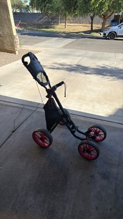 Caddy tek 4 wheel push cart