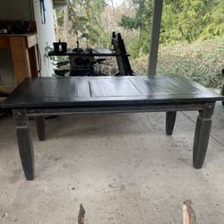 Solid Oak Rustic Farm House Table