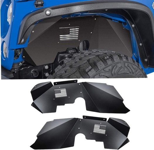 SMALLFATW Front and Rear Aluminum Inner Fender Liner Set Compatible ...