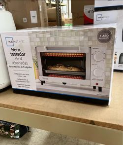 🔥 SPECIAL DEAL – 4 Slice Countertop Toaster Oven – Arctic White – NEW IN BOX 🔥