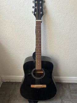 Black Acoustic Guitar