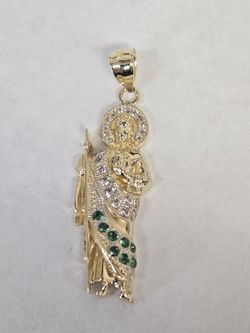 14kt Gold St. Jude San Judas Charm