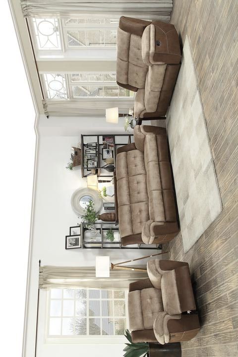 Chai Brown Double Reclining Living Room Set 9980,All Products : American Fashion Style Bags On Sale