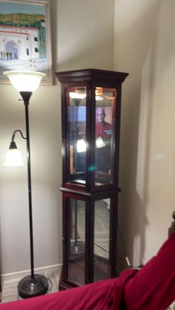 Curio display cabinet