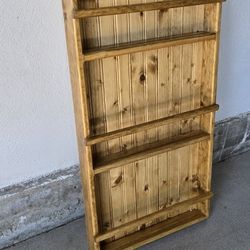 Oak Plate Rack