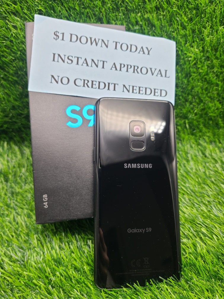 Samsung Galaxy S9 64gb Unlocked Like New Condition No Defects. $1 Down NO CREDIT CHECK FINANCING