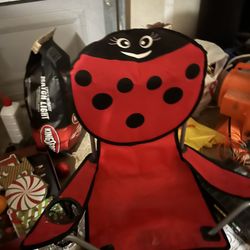 kids lady bug chair 