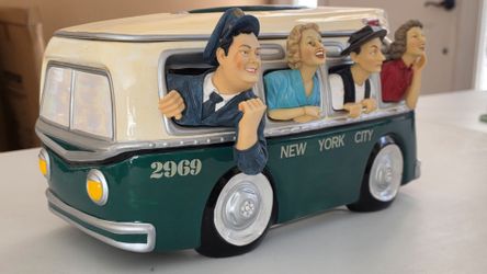 "The Honeymooners" Cookie Jar, New York City Bus
