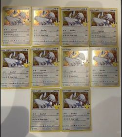 Pokémon TCG Lugia Celebrations Holo Rare Card 022/025 Lot of 10 NM-M