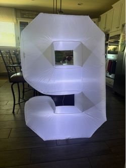 Inflatable number 9