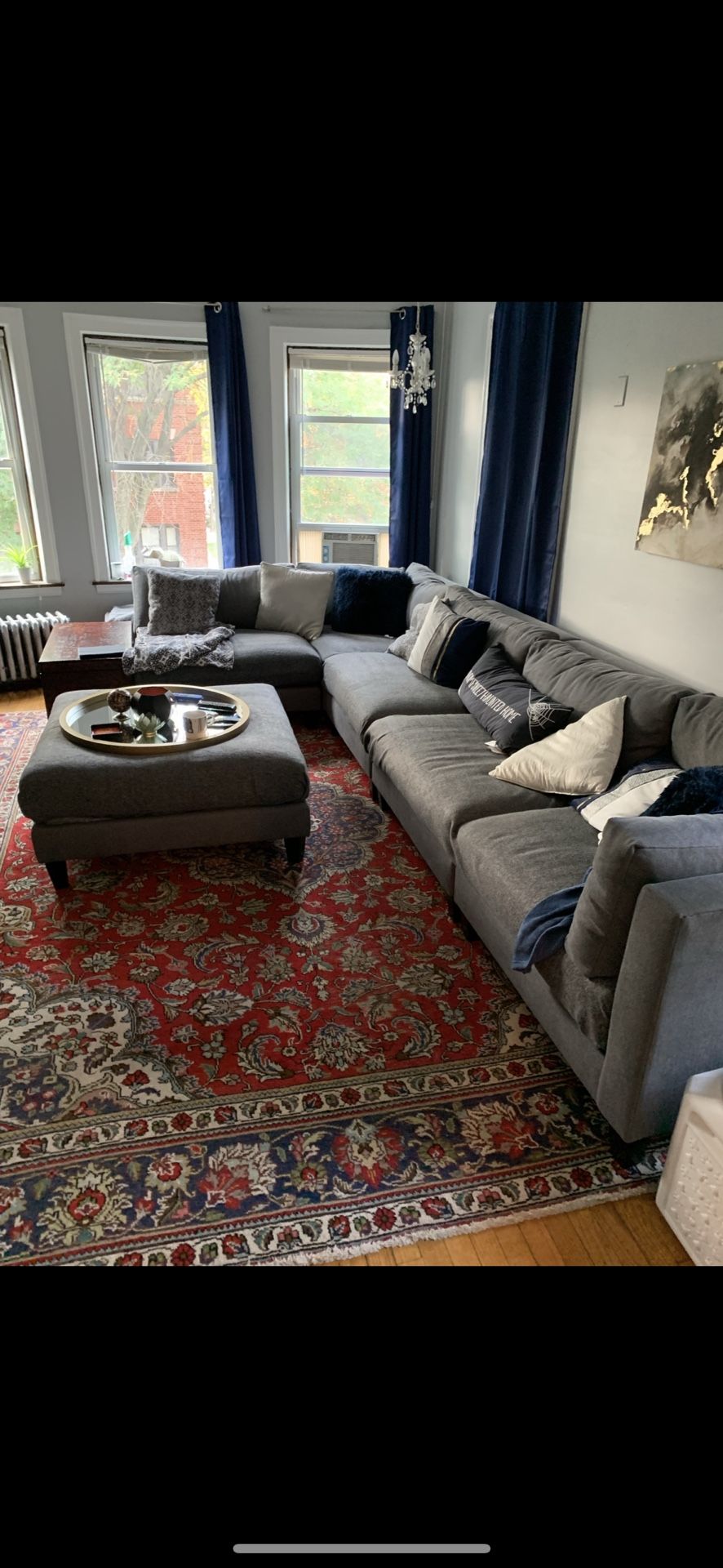 Huge Modular Sectional With Removable Covers