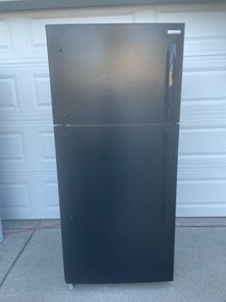 Insignia top and bottom refrigerator for $280. Dimensions are 30Wx30Dx66H. Pick up only.