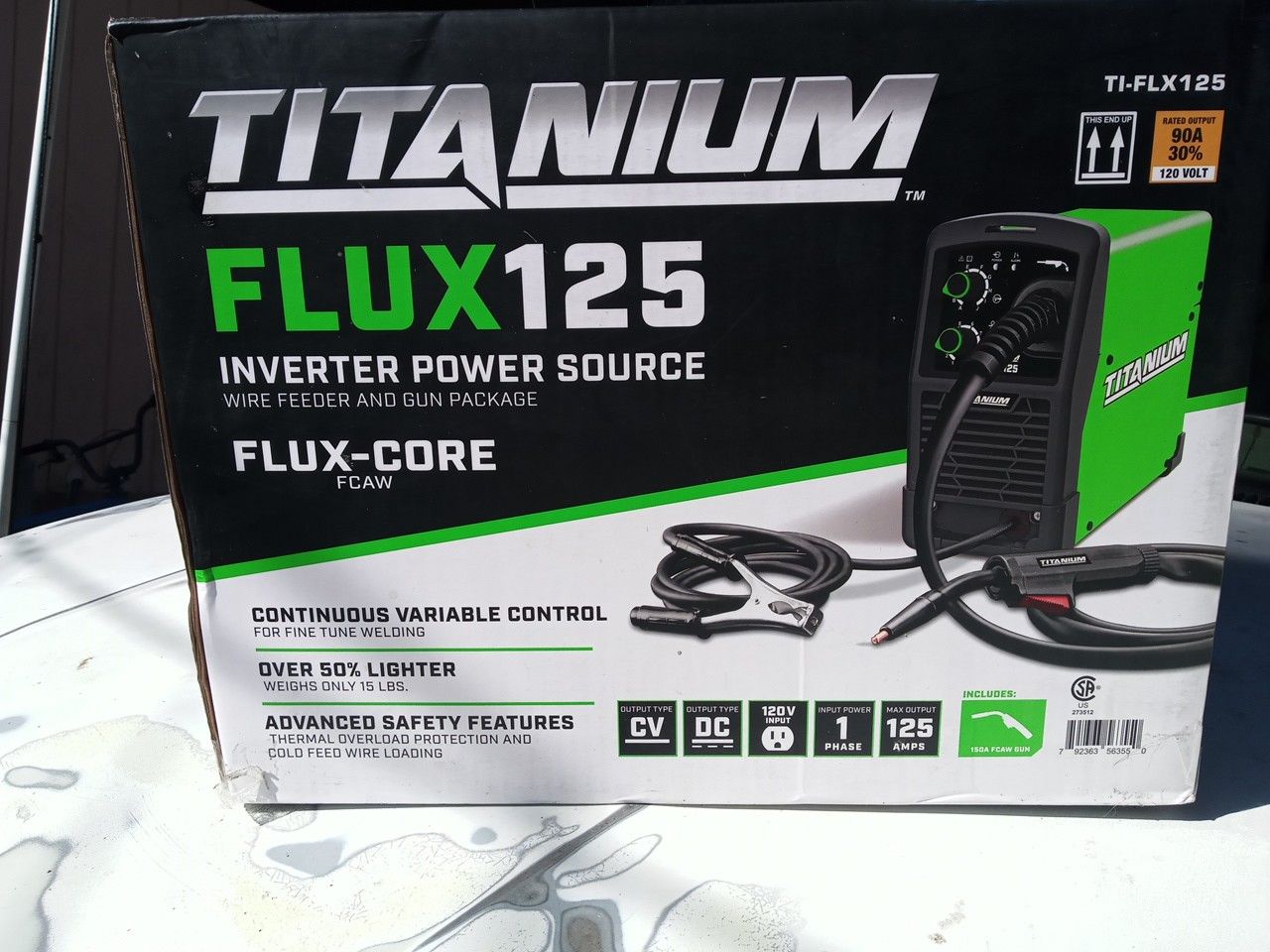 Welder titanium flux 125