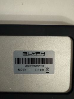 Glyph Technologies Atom RAID 4TB Thunderbolt 3 / USB-C Up to 950 MB/s Transfer Speeds