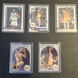 Los Angeles Lakers - 5 Mint Condition Cards