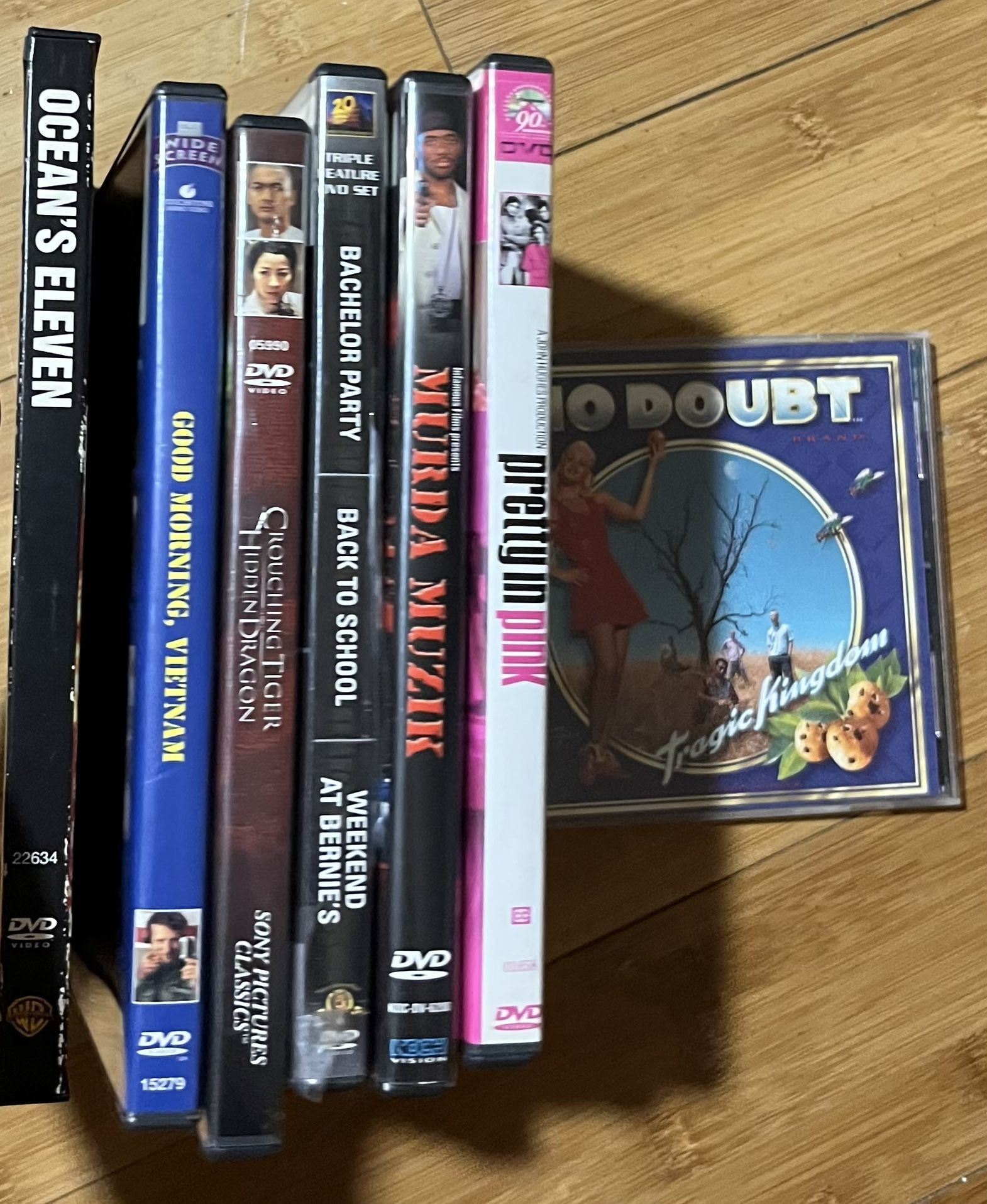 $6 each dvd