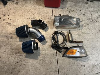AE92 88-92 Toyota Corolla parts, air intake headlight etc