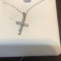 Dimond Ice  Cross Pendant